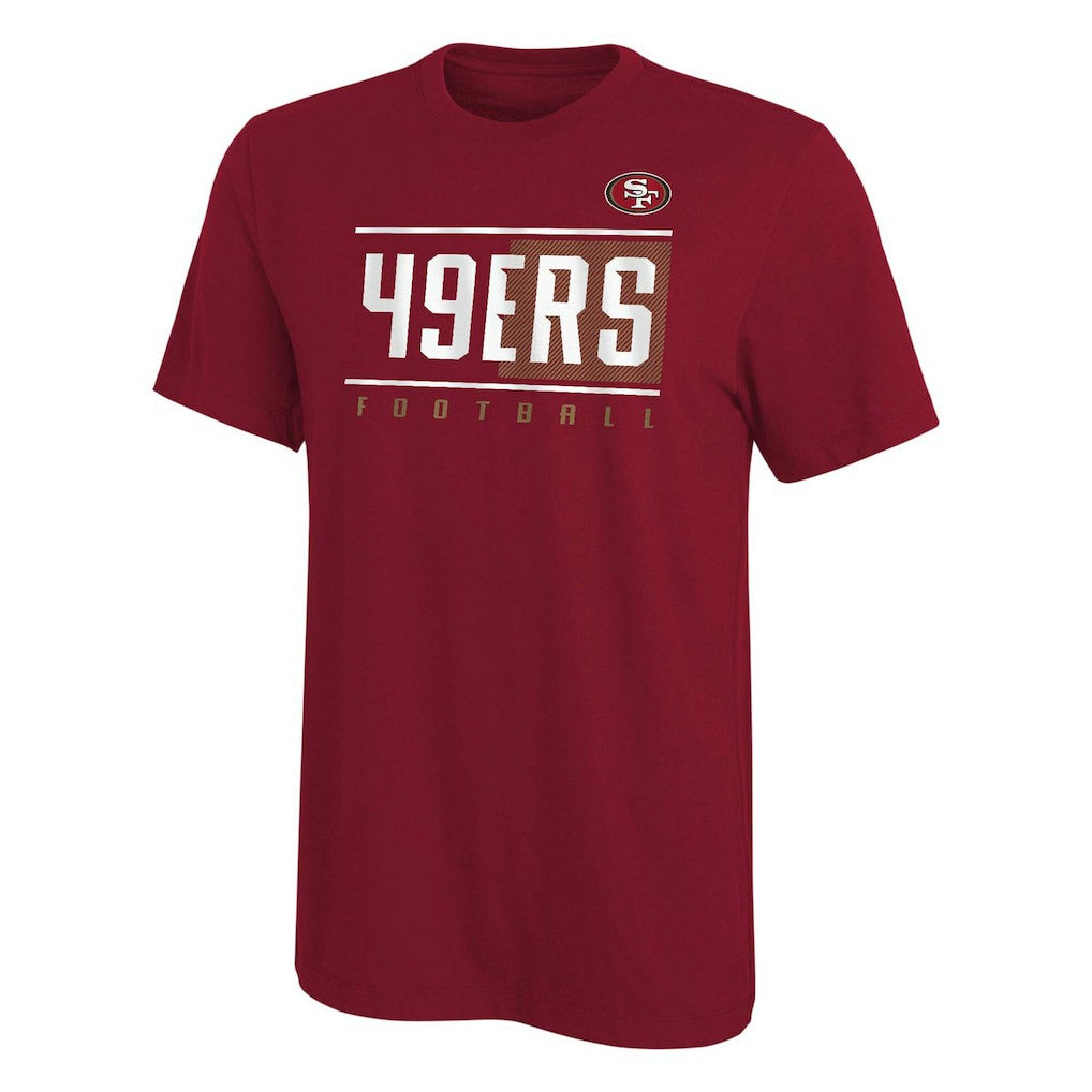 San Francisco 49ers Youth Pumped Up T-Shirt - Scarlet - NFL