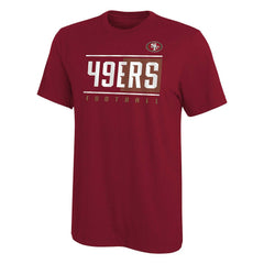 San Francisco 49ers Youth Pumped Up T-Shirt - Scarlet - NFL