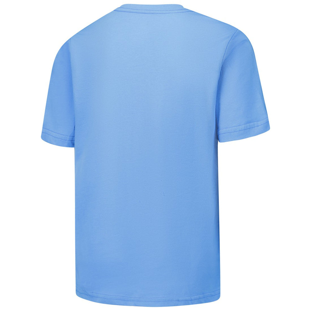 Tennessee Titans Youth Oilers Throwback Stitched Up Retro Logo T-Shirt - Light Blue - NFL