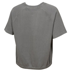Kansas City Chiefs Women's Mineral Wash Short Sleeve Top - Gray - NFL