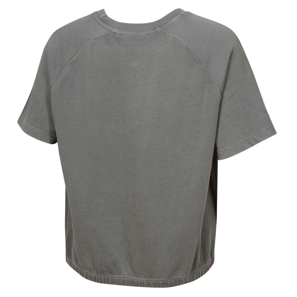 Detroit Lions Women's Mineral Wash Short Sleeve Top - Gray - NFL