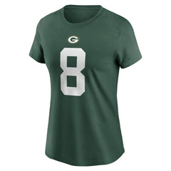 Josh Jacobs Green Bay Packers Women's Player Name & Number T-Shirt - Green - Nike