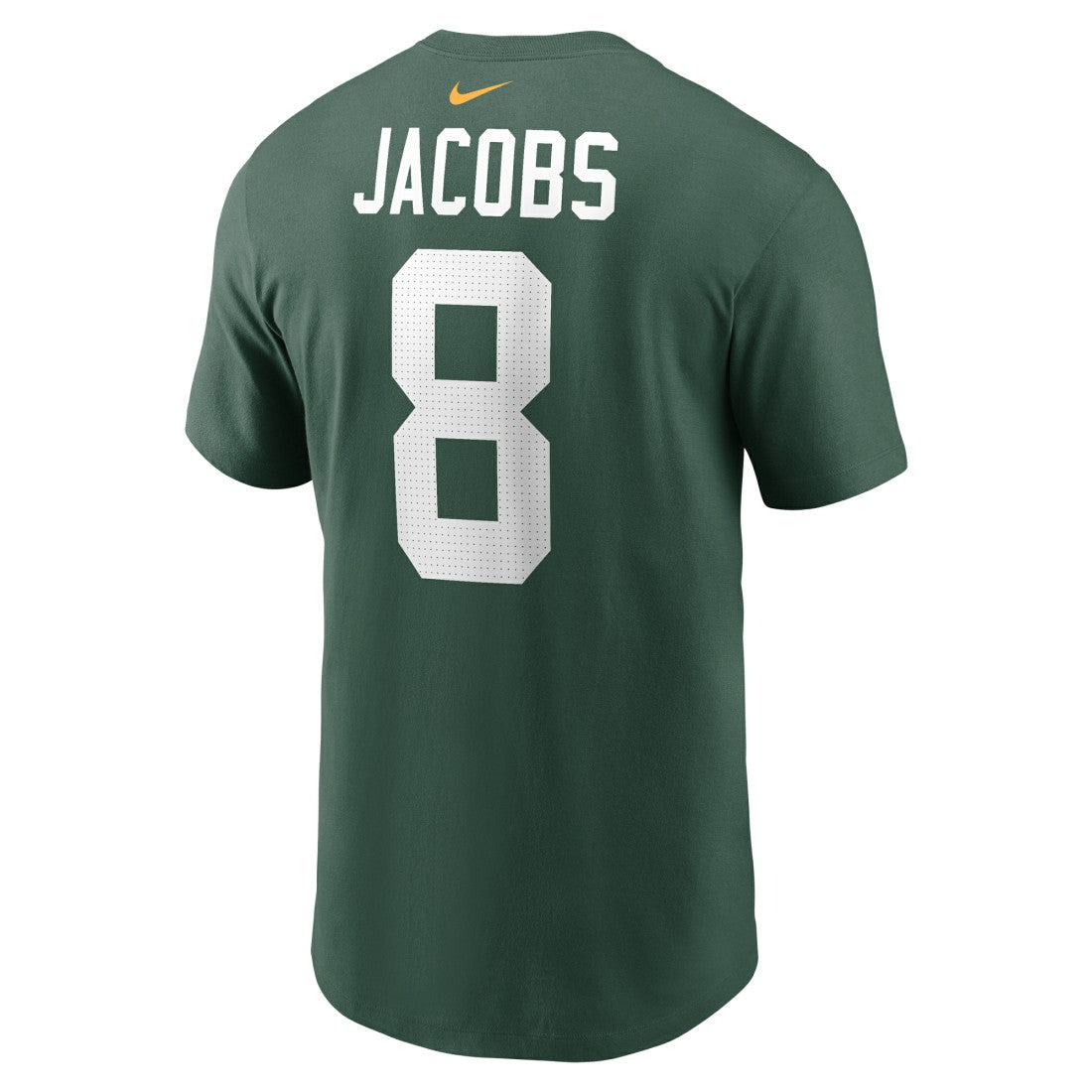 Josh Jacobs Green Bay Packers Player Name & Number T-Shirt - Green - Nike