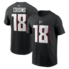 Kirk Cousins Atlanta Falcons Player Name & Number T-Shirt - Black - Nike