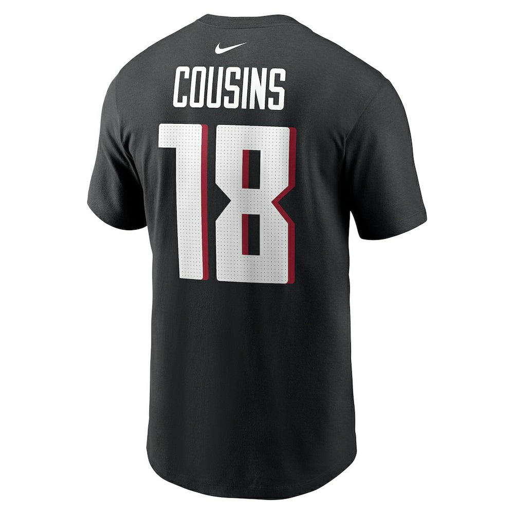 Kirk Cousins Atlanta Falcons Player Name & Number T-Shirt - Black - Nike