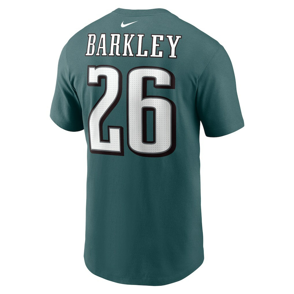 Saquon Barkley Philadelphia Eagles Player Name & Number T-Shirt - Midnight Green - Nike