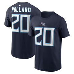 Tony Pollard Tennessee Titans Player Name & Number T-Shirt - Navy - Nike