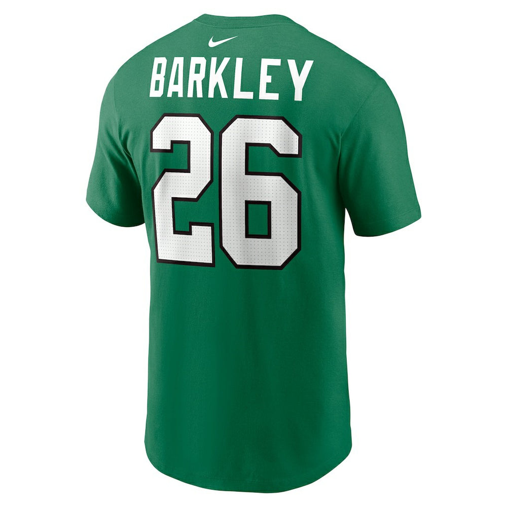 Saquon Barkley Philadelphia Eagles Player Name & Number T-Shirt - Kelly Green - Nike