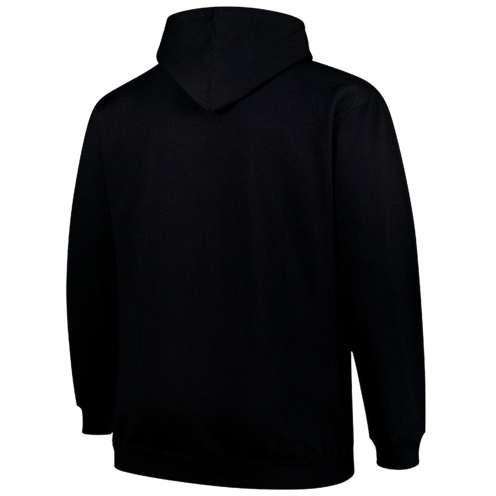 Chicago Bears Big & Tall Pop Pullover Hoodie - Black - Fanatics