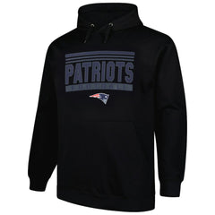 New England Patriots Big & Tall Pop Pullover Hoodie - Black - Fanatics