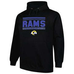 Los Angeles Rams Big & Tall Pop Pullover Hoodie - Black - Fanatics