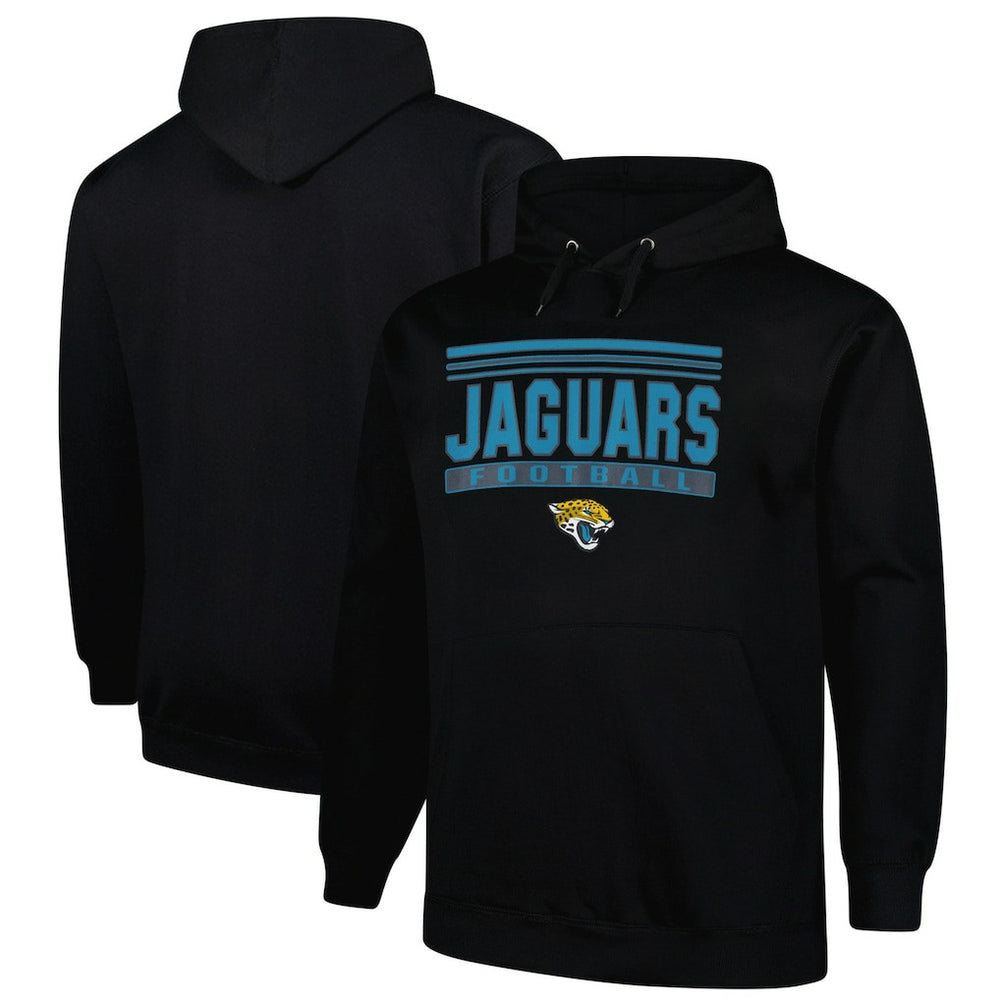 Jacksonville Jaguars Big & Tall Pop Pullover Hoodie - Black - Fanatics
