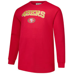 San Francisco 49ers Big & Tall Thermal Long Sleeve T-Shirt - Scarlet - Fanatics