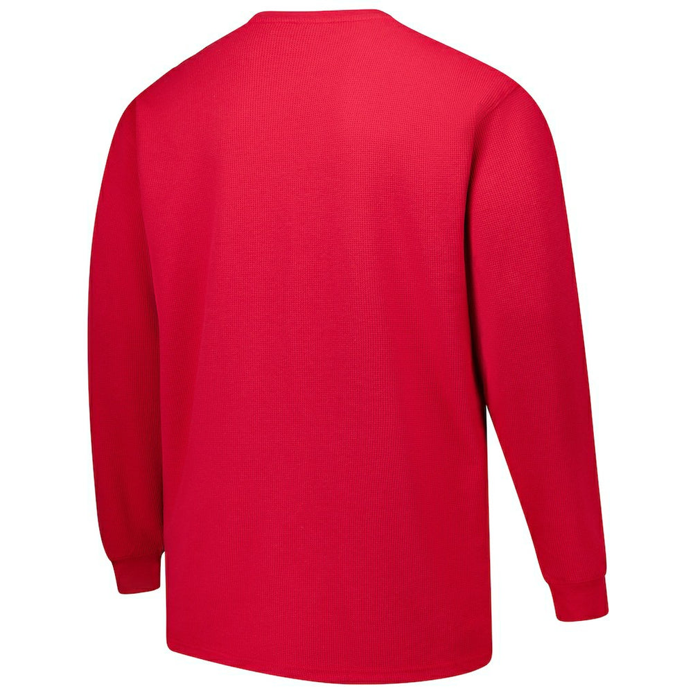San Francisco 49ers Big & Tall Thermal Long Sleeve T-Shirt - Scarlet - Fanatics