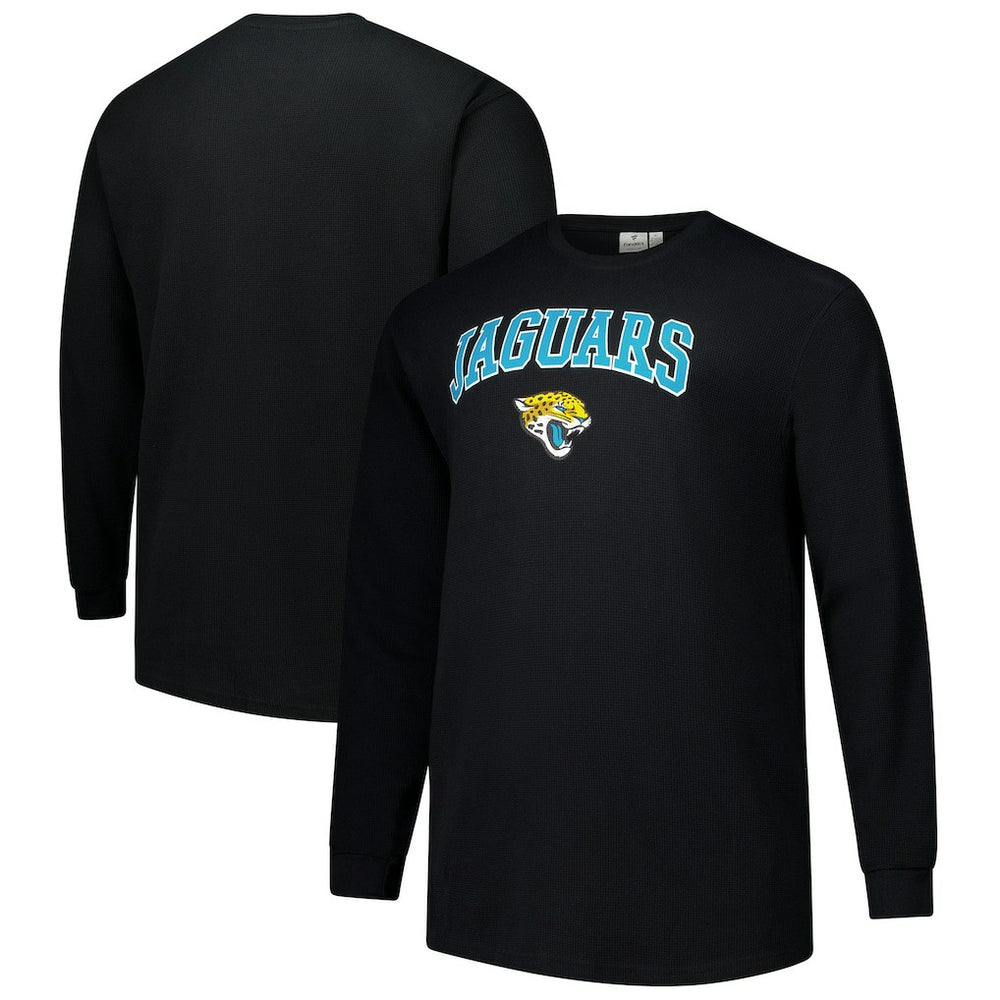 Jacksonville Jaguars Big & Tall Thermal Long Sleeve T-Shirt - Black - Fanatics