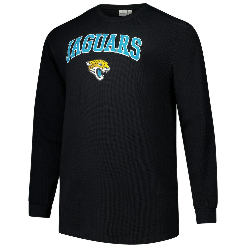 Jacksonville Jaguars Big & Tall Thermal Long Sleeve T-Shirt - Black - Fanatics