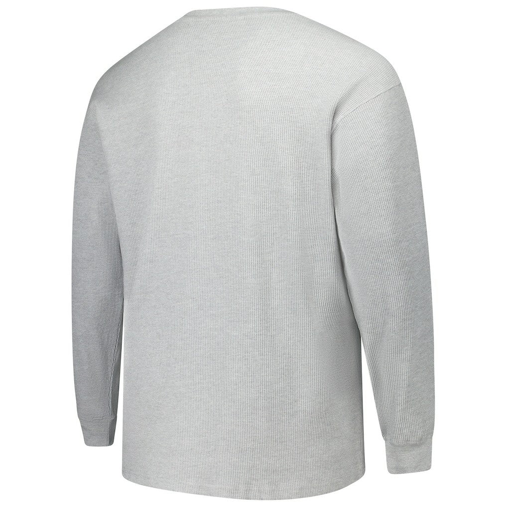 Miami Dolphins Big & Tall Thermal Long Sleeve T-Shirt - Heather Gray - Fanatics