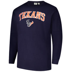 Houston Texans Big & Tall Thermal Long Sleeve T-Shirt - Navy - Fanatics