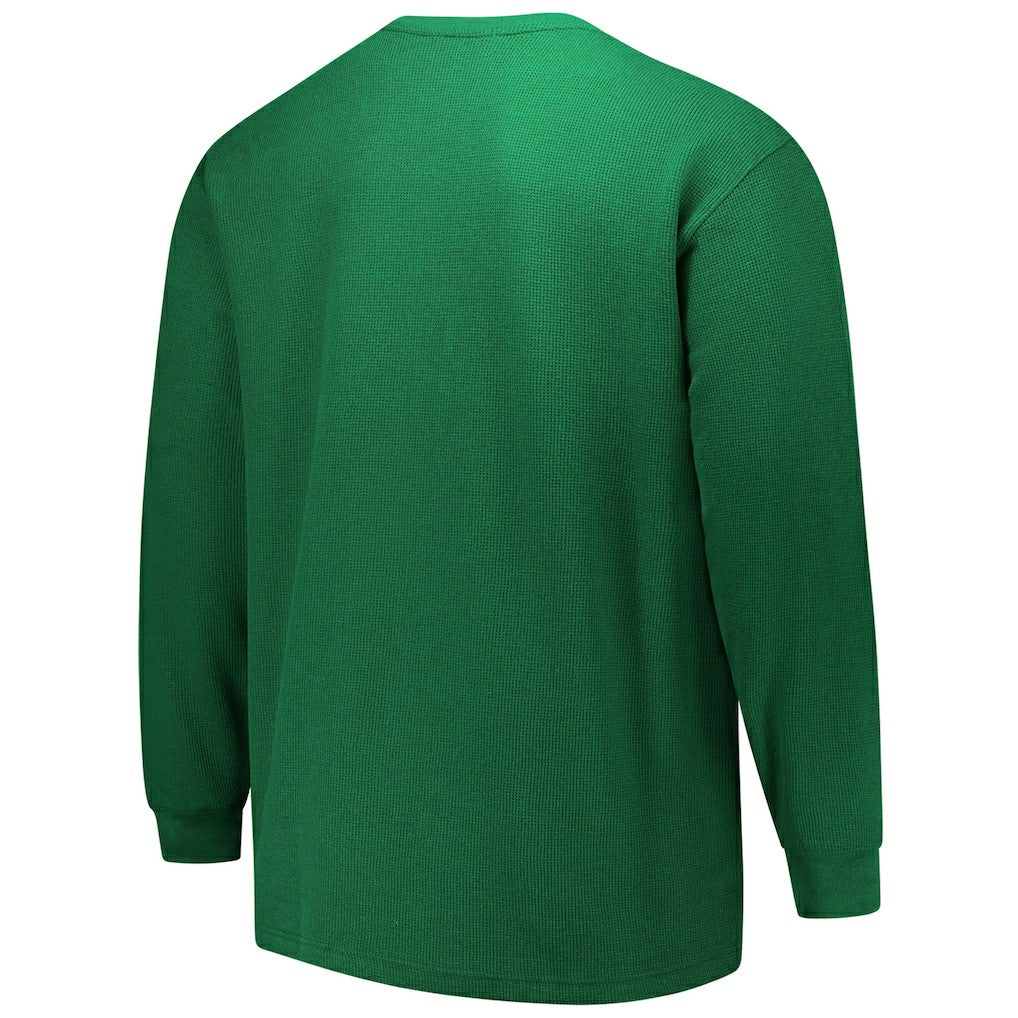 New York Jets Big & Tall Throwback Thermal Long Sleeve T-Shirt - Kelly Green - Fanatics