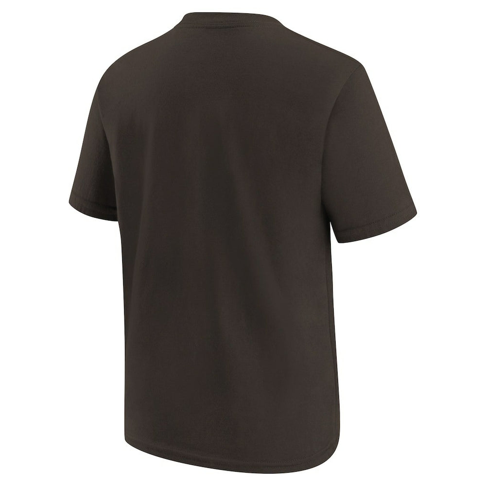 Cleveland Browns Youth Logo T-Shirt - Brown - Nike