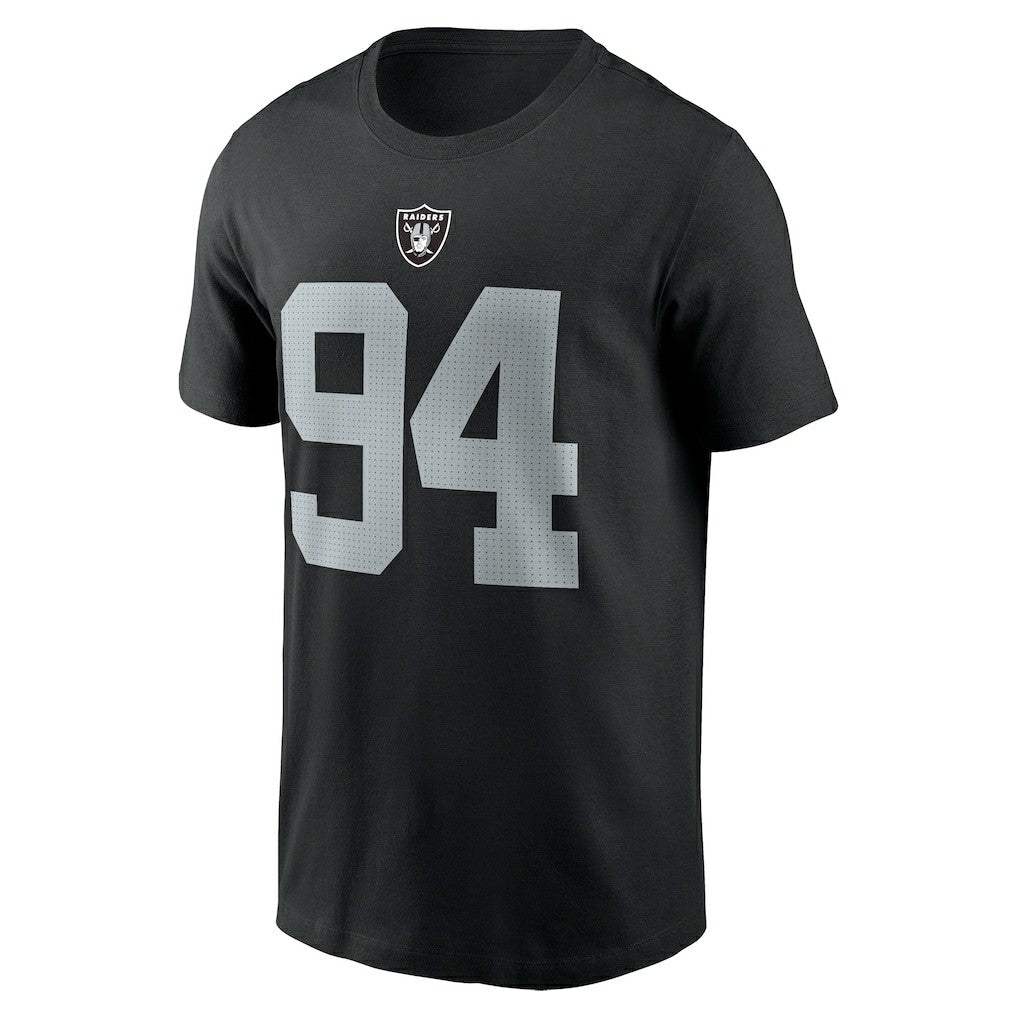 Christian Wilkins Las Vegas Raiders Player Name & Number T-Shirt - Black - Nike