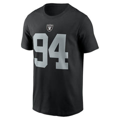 Christian Wilkins Las Vegas Raiders Player Name & Number T-Shirt - Black - Nike