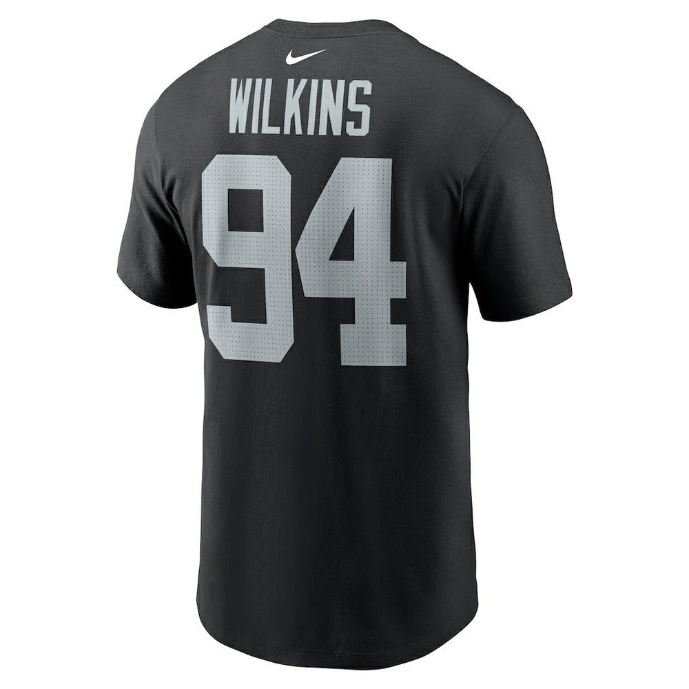 Christian Wilkins Las Vegas Raiders Player Name & Number T-Shirt - Black - Nike
