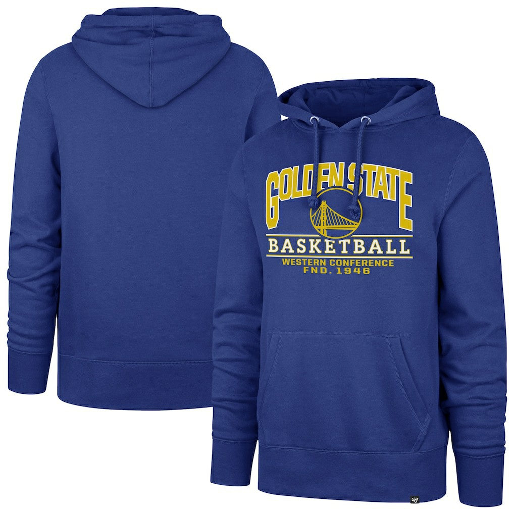 47 brand Golden State Warriors '47 Big & Tall Good Call Headline Pullover Hoodie Royal