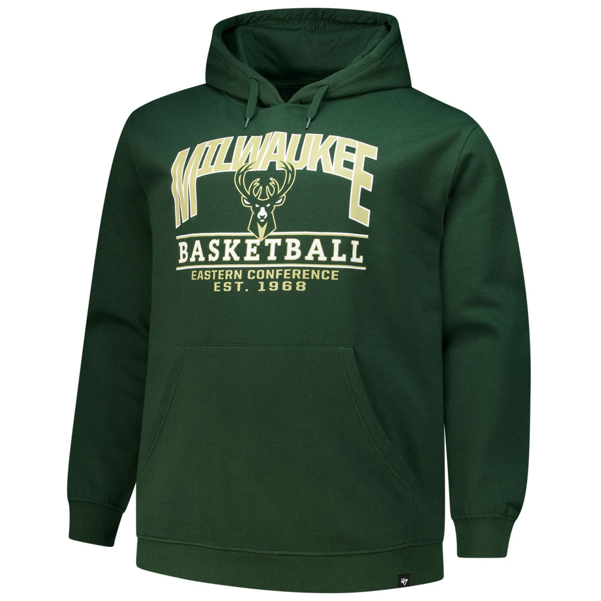 47 brand Milwaukee Bucks '47 Good Call Headline Pullover Hoodie Hunter Green