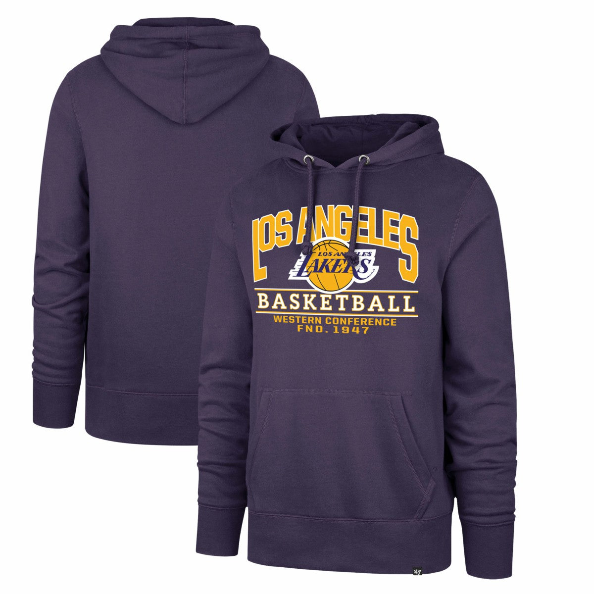 47 brand Los Angeles Lakers '47 Big & Tall Good Call Headline Pullover Hoodie Purple