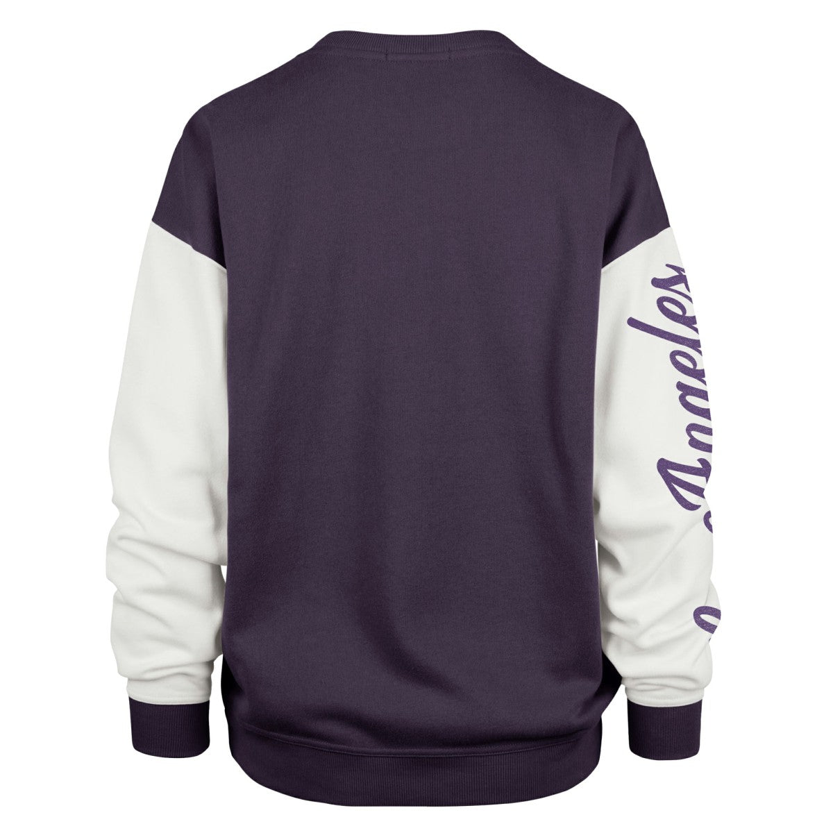47 brand Los Angeles Lakers '47 Women's Plus Size Oversized Rise Andie Pullover Sweatshirt Purple