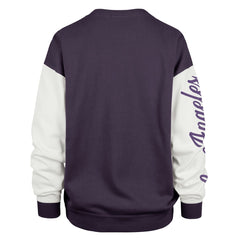 47 brand Los Angeles Lakers '47 Women's Plus Size Oversized Rise Andie Pullover Sweatshirt Purple