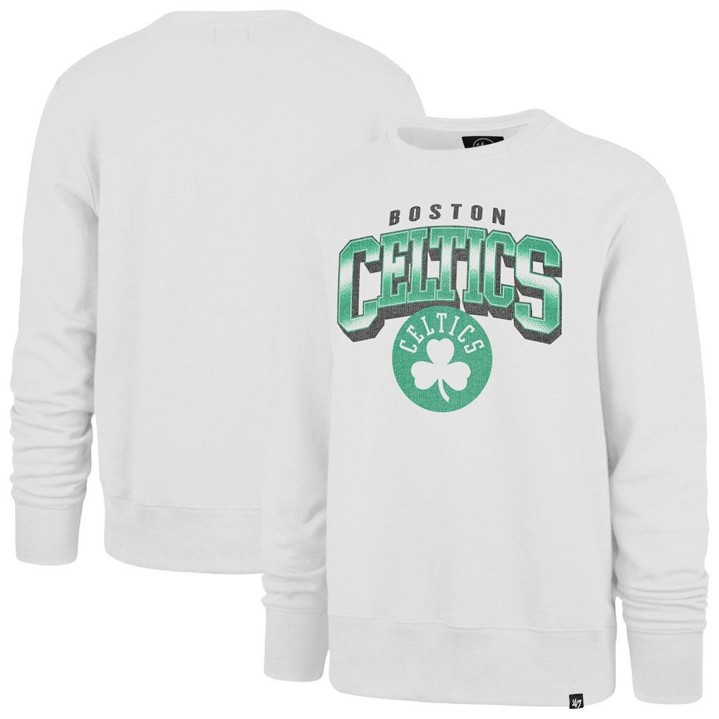 47 brand Boston Celtics '47 Big & Tall Spotlight Headline Pullover Sweatshirt Cream