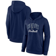 Dallas Cowboys Women's Victory Script Pullover Hoodie - Navy - NFL