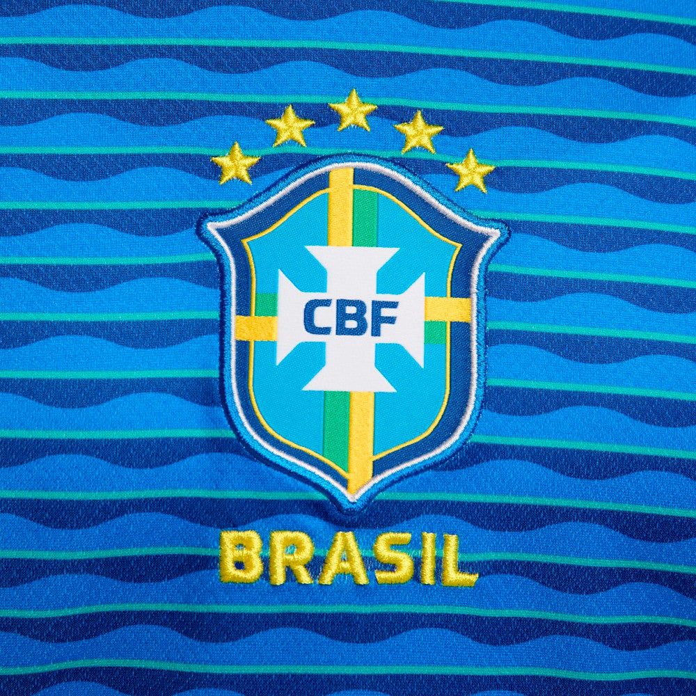 Nike - Neymar Jr. Brazil National Team Women's 2024 Away Stadium Replica Player Jersey – Blue