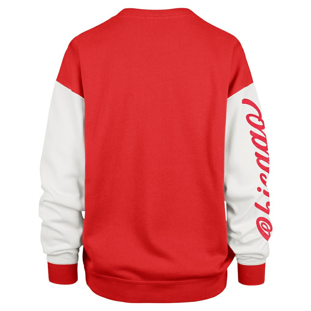 47 brand Chicago Bulls '47 Women's Rise Andie Oversized Pullover Sweatshirt Red