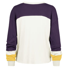 47 brand Los Angeles Lakers '47 Women's Curve Raglan Long Sleeve T-Shirt Cream