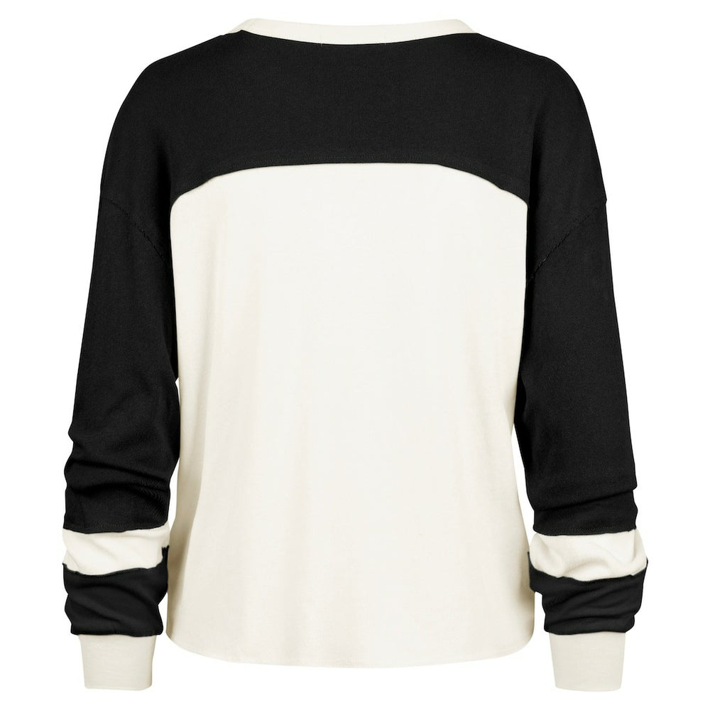 47 brand Brooklyn Nets '47 Women's Curve Raglan Long Sleeve T-Shirt Cream