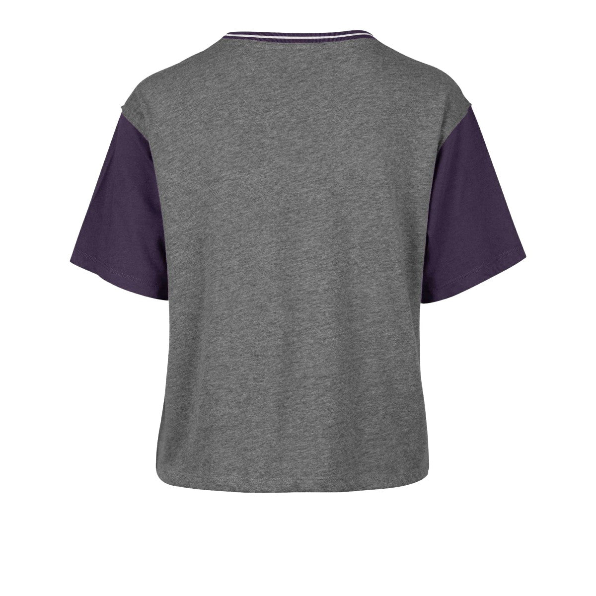 47 brand Los Angeles Lakers '47 Women's Rise Clubhouse Ziggy Color Block T-Shirt Gray
