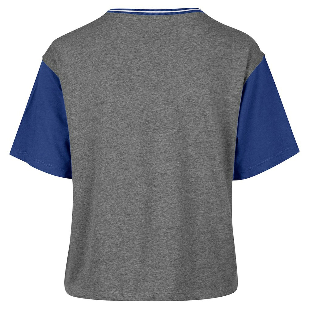 47 brand Philadelphia 76ers '47 Women's Rise Clubhouse Ziggy Color Block T-Shirt Gray