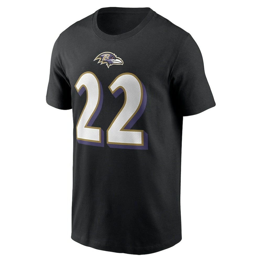 Derrick Henry Baltimore Ravens Player Name & Number T-Shirt - Black - Nike