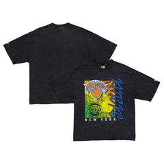New Era New York Knicks Sport Classics Enzyme Washed T-Shirt Black
