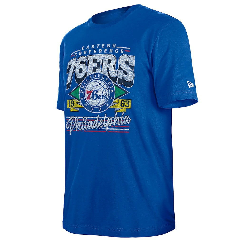 New Era Philadelphia 76ers Sport Classics T-Shirt Royal