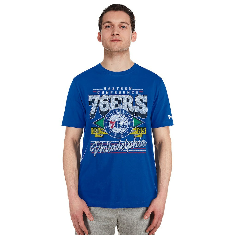 New Era Philadelphia 76ers Sport Classics T-Shirt Royal