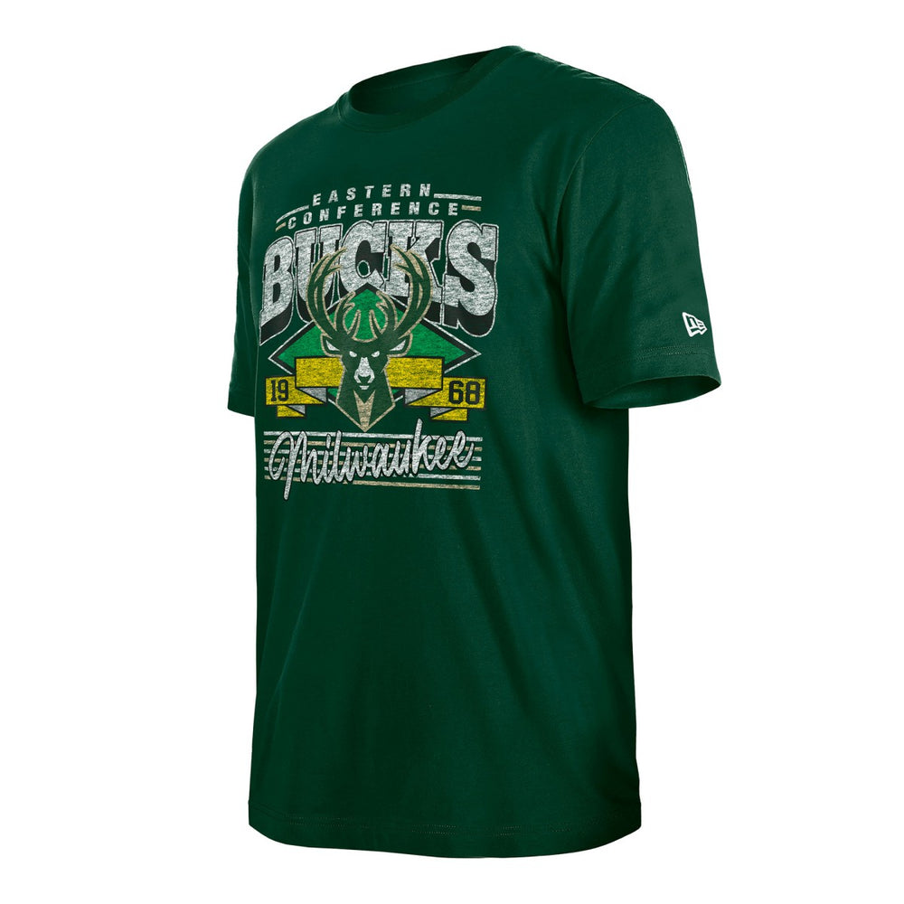 New Era Milwaukee Bucks Sport Classics T-Shirt Hunter Green
