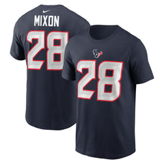 Joe Mixon Houston Texans Player Name & Number T-Shirt - Navy - Nike