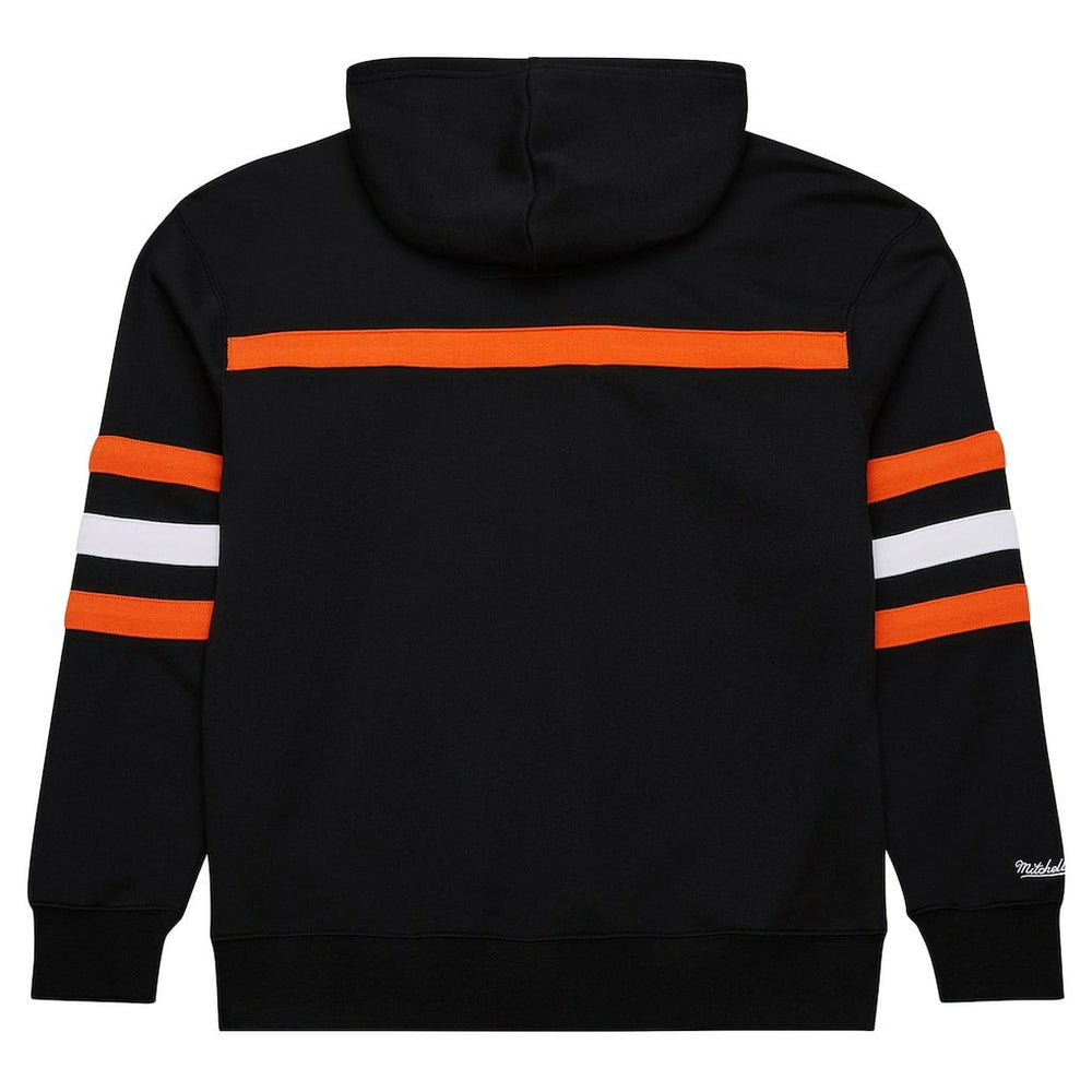 Cincinnati Bengals Vintage Logo Head Coach Fleece Pullover Hoodie - Black - NFL