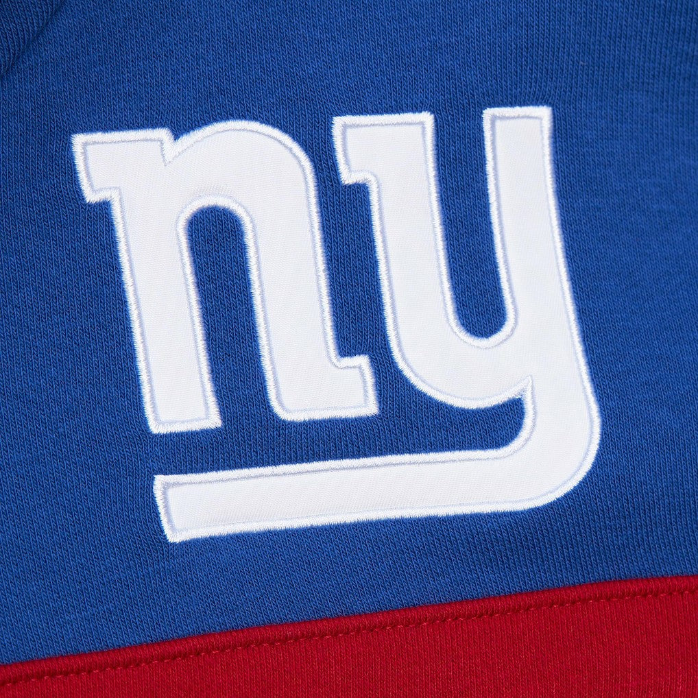 New York Giants Vintage Logo Head Coach Fleece Pullover Hoodie - Royal - NFL