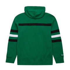 New York Jets Vintage Logo Head Coach Fleece Pullover Hoodie - Kelly Green - NFL