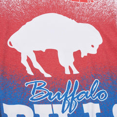 Buffalo Bills Team Burst Vintage Logo T-Shirt - White - Mitchell & Ness